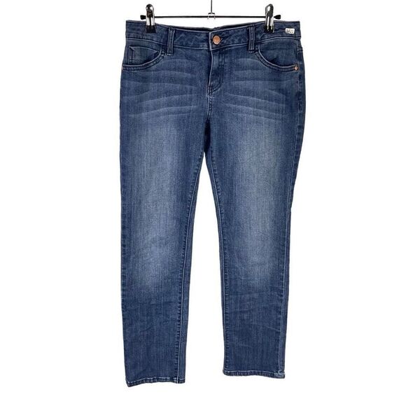 Simply Vera VeraWang Capri Jeans 4 Women’s Dark Wash Pre-Owned [#3420] - Picture 1 of 6